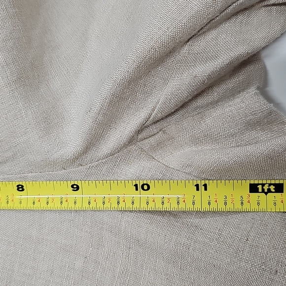 Eileen Fisher Natural Color Linen Straight Leg Pants, New, Sz Medium - Picture 10 of 11